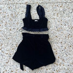 SKYLAR+MADISON NAVY BLUE POLYESTER SET